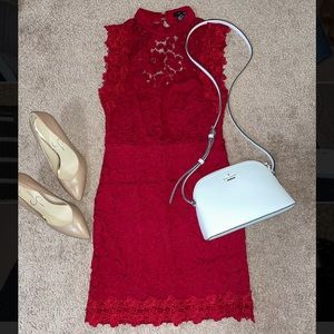 Red lace red from Forever 21 size small